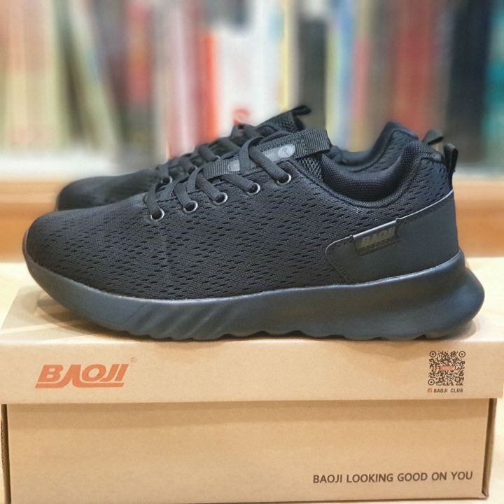 รองเท้า-baoji-ผู้หญิง-สีดำล้วนสุภาพใส่ทำงานหรือเที่ยว-37-41