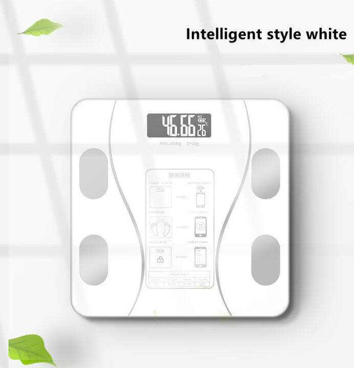 USB rechargeable Bluetooth connection APP Weight scale weight loss