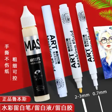 Pebeo Drawing Gum Marker Pen Artist Masking Fluid Medium For Watercolour  Ink Art