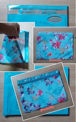 กระเป๋าผ้า LeSportsac สีฟ้าสดใส ขนาดกระเป่า 28×21 cm. มีซิปรูดปิดเปิด บรรจุในแพ็คเก็ต เป็นสินค้าใหม่ คัดมาจากโกดังสินค้าญี่ปุ่น