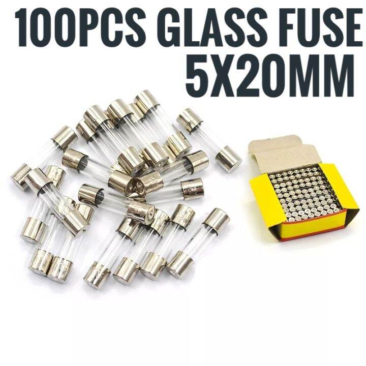 10 Pack Of 500mA Fast-Blow Glass Fuses - 0.5A 250V - Bosnia And Herzegovina