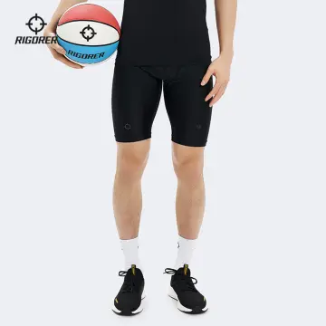 Ready Stock】Men's Sports Leggings NBA Basketball Cropped Pants