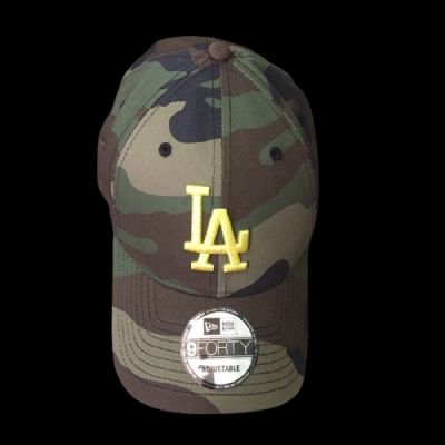 New Era 9forty LA Los Angeles Dodgers Camo Cap (ลายทหาร)