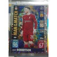 การ์ดMatch Attax"ANDY ROBERTSON"Liverpool#391 Man of the Match