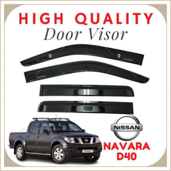 Injection Door Visor Nissan Navara D40 Visor navara visor 4x4 Car