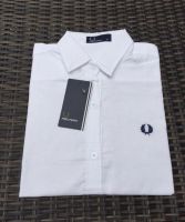 Fredperryเสื้อเชิ้ต แขนยาวงานป้ายชายและหญิงเนื้อผ้าOxford