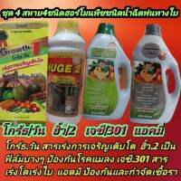 4 กระปุก พลัส/วัน+ฮิ้ว 2+แอคมี่+เจซี่ 301ฮอร์โมนพืชชนิดน้ำ ฉีดพ่นทางใบ ขนาด 1 ลิตร ใช้ได้ผลดีกับพืชทุกชนิด