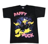 ?เสื้อVintage การ์ตูน DAFFYDUCK ?Size “ L / XL ผ้าฟอกเก่า งานสวยมาก โปรดแจ้งไซร้ในแชทน่ะค่ะ