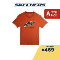 Skechers สเก็ตเชอร์ส เสื้อยืดแขนสั้นผู้ชาย Men 1st Series Short Sleeve Tee Apparel - SP22Q4M416-RED