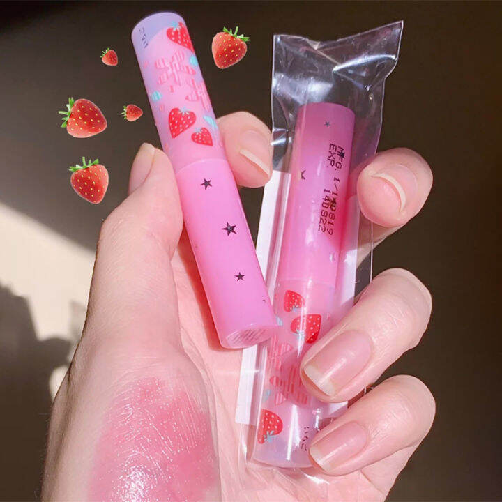 Thailand Mistine Strawberry Color-Changing Lip Balm Moisturizing Repair ...