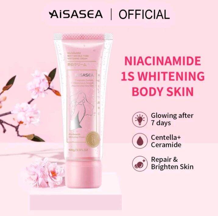 AISASEA Niacinamide Body Whitening Cream 100g Lazada PH