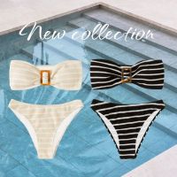 (พร้อมส่งSize S M) บิกินี่เกาะอก seaswim.summer-Hara bikini Set