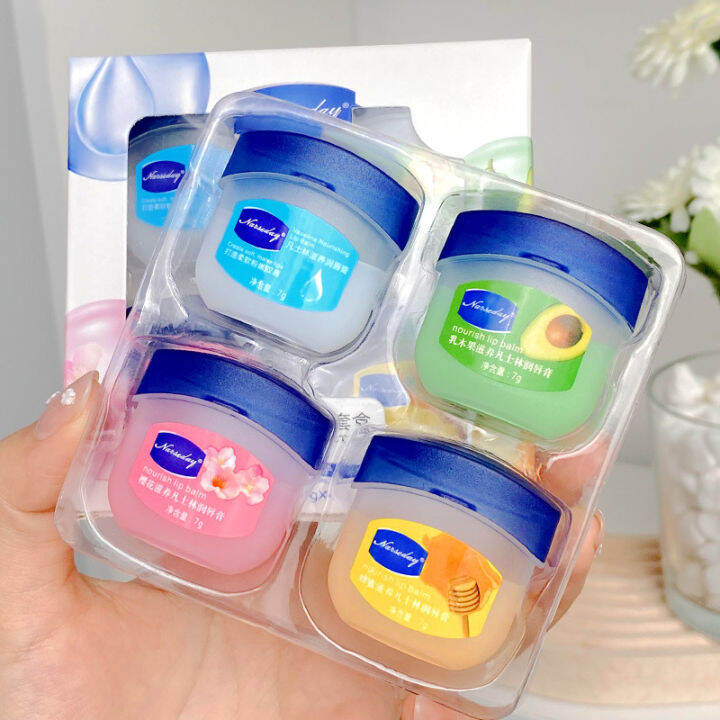 Watsons Vaseline Pure Petroleum Jelly Lip Balm Set Box Nourishing and ...