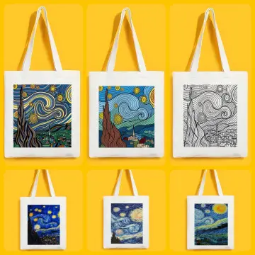 Vincent Van Gogh Starry Night Tote Bag by Art Gallery