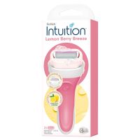 SCHICK INTUITION ชิค อินทูอิชั่น ด้ามมีดโกน+ใบมีด2ชิ้น สำหรับผู้หญิงโกนได้แนบสนิท