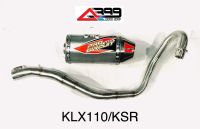 ท่อklx110- klx110l PRO งานสแตนเลส หัวธรรมดา