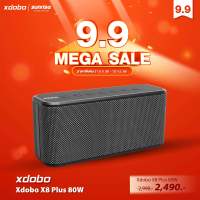 XDOBO X8 Plus ลำโพงบลูทูธ 80W Bluetooth Speaker &amp; TWS 360 เสียงรอบทิศทาง HD &amp; Rich สเตอริโอ Audiophile ลำโพงซับวูฟเฟอร์