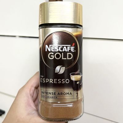 Nescafe Gold Espresso เนสกาแฟโกล์ดเอสเปรสโซ่ 100g