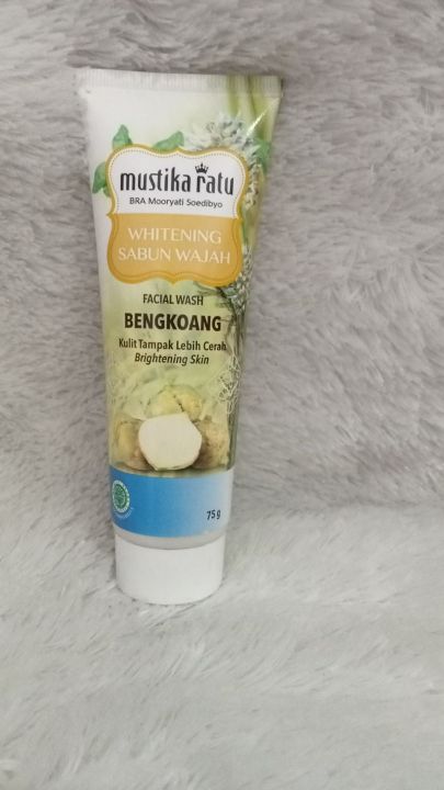 Mustika Ratu Facial Wash Whitening Bengkoang 75 Gr Lazada Indonesia