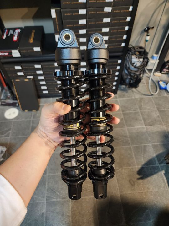 โช๊คหลัง-pxc-xmax-nmax-drone-dt-suspension-แบรนด์แท้-gas-shock-absorber-ปรับสปริงได้-ขนาด-310-mm-โช๊คคุณภาพดีผลิตในประเทศไทย