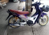 เบาะมอเตอร์ไซค์เอกนาทอง รุ่น WAVE 125 i บังลม ทรงกลาง สีแดงเลือดหมู