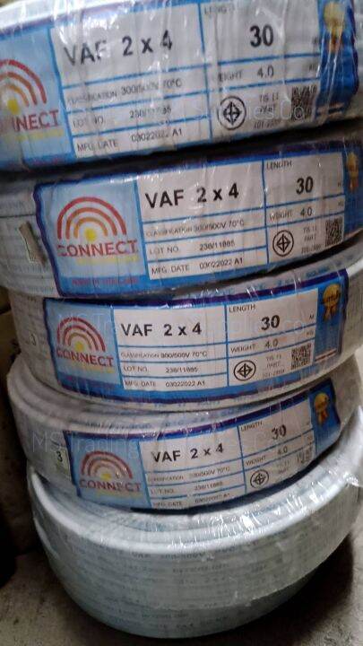 สาย-vaf-2x4-connect-brand-30m-electric-cable-wire