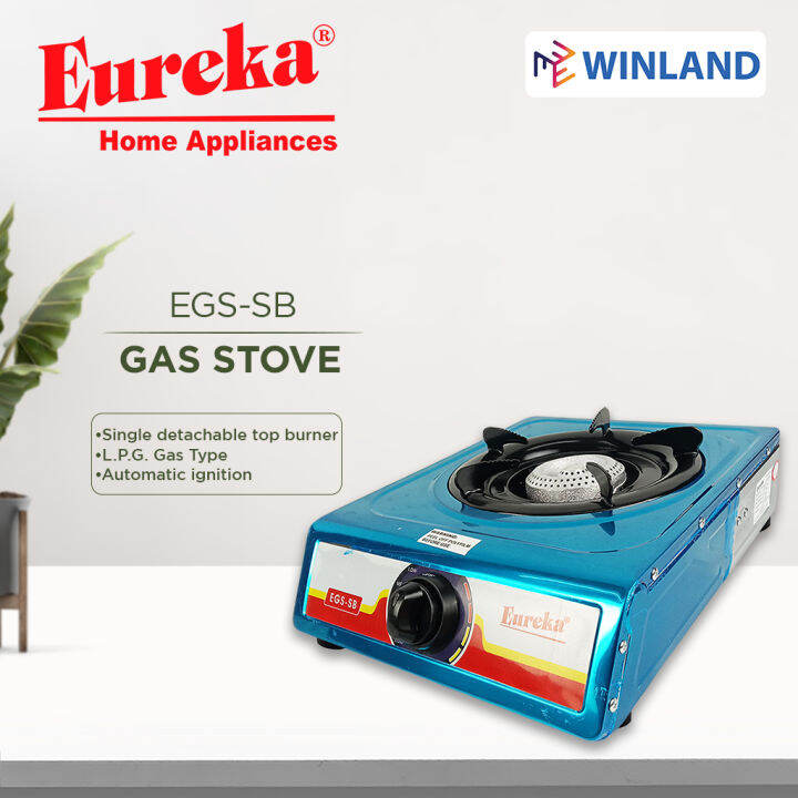 Eureka By Winland Cooking Stove Single Burner Stainless Steel Body Gas Stove Egs Sb Lazada Ph