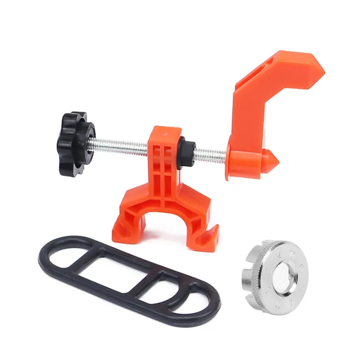 Bike Wheel Repair Tools Correction Bracket with Spoke Wrench Cycling
