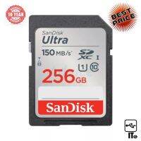 256GB SD Card SANDISK Ultra SDSDUN4-256G-GN6IN (150MB/s,) ประกัน 10Y การ์ดหน่วยความจำ เมมโมรี่การ์ด sdcard เอสดี การ์ด ของแท้ เอสดีการ์ด เอสดีการ์ด