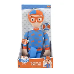 Blippi Talking Figure, 9-inch Articulated Toy with 8 Sounds and