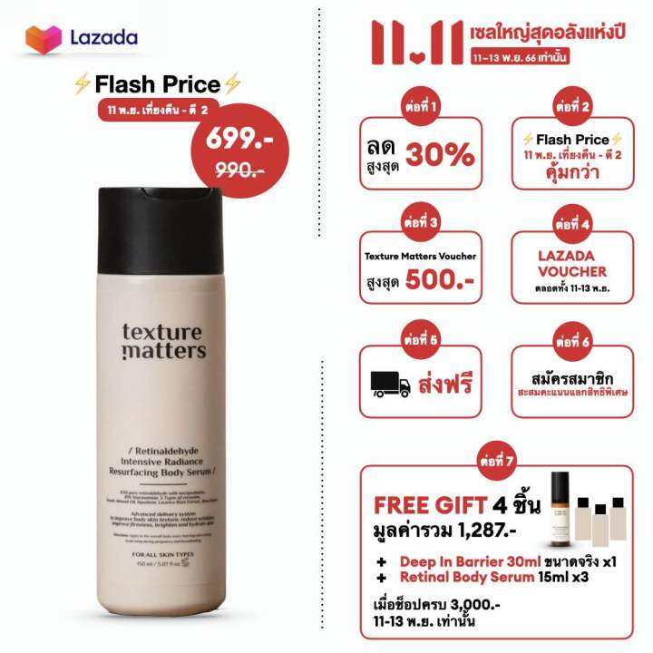 texture-matters-retinaldehyde-intensive-radiance-resurfacing-body-serum-ลดขนคุด-ผิวเรียบ-ลดแตกลาย-กระจ่างใส-tm012