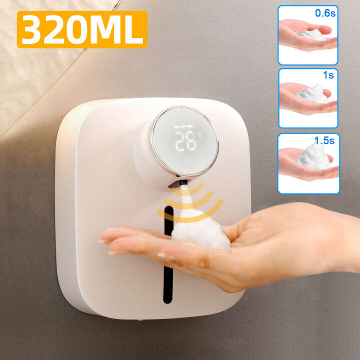 Household Liquid Foam Soap Dispensers Display Temperature Human Body ...