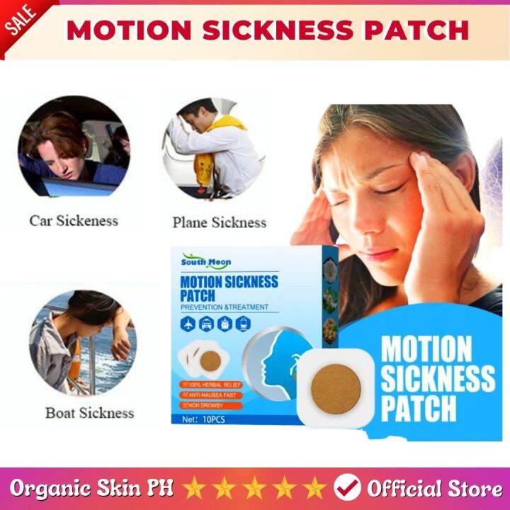 Motion Sickness Travel Patch For Fast Relief From Headache, Nausea, And 