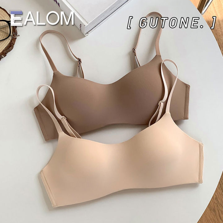 EALOM Thin Cup One-piece No Show Lingerie Women Small Chest Push