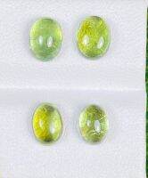 4.82cts ธรรมชาติ มัลติทัวร์มาลีน หลังเบี้ย 4 ชิ้น ชุด 8x6mm 4.82cts natural multi tourmaline cabochon 4 pieces set 8x6mm