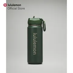 Lululemon Back to Life Sport Bottle 18oz Straw Lid - Black