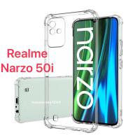 เคสใสกันกระแทกคลุมกล้อง For Realme Narzo 50i/narzo50i/Narzo50i