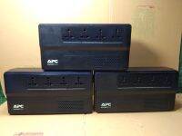 เครื่องสำรองไฟ UPS APC สเปก500va/300w 12v ใช้แบตเตอรี่12v7a มือ2 เครื่องเปล่าไม่มีแบตเตอรี่ ไม่มีสาย เทสแล้วใช้งานได้ปกติ ใส่แบตเตอรี่1ลูกใช้งานได้100%