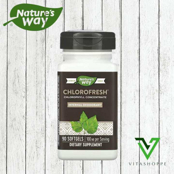 Nature's Way, Chlorofresh Chlorophyll Concentrate 50 mg 90 Softgels