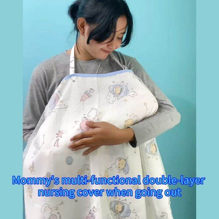 Einmilk Breastfeeding MultiUse Cover A Nursing Cover, Swaddle, Car