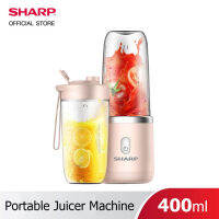 SHARP Wireless Portable Juicer Cup 400 มิลลิลิตร 21000RPM เครื่องปั่น เครื่องปั่นผลไ เครื่องปั่นน้ำผลไม้ เครื่องปั่นผลไม้ เครื่องปั่นพกพา