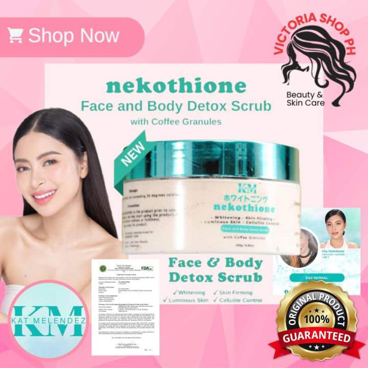 ‼️ON HAND‼️ Nekothione Face & Body Detox Scrub with Coffee Granules ...