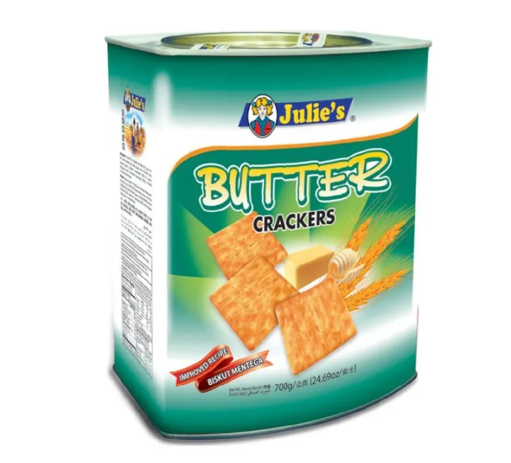Julie's Butter Crackers in Tin 700g Lazada PH