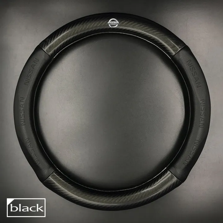 Premium Quality NISSAN Steering Wheel Cover Carbon Standard Size 38CM