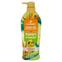 โลชั่นน้ำหอม A Bonne Papaya Turmeric &amp; Carrot Peach 500ml.