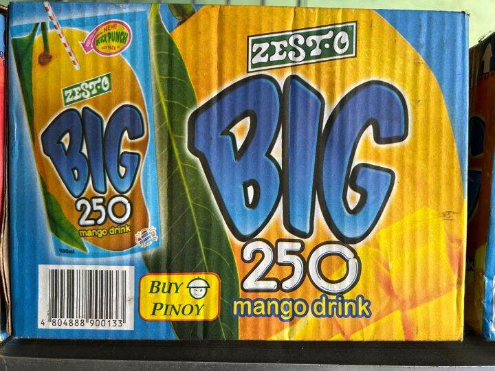 Zest-O Big 250 Juice Drink with Vitamin C (250mlX10s) Mango, Grapes ...