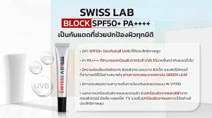 swiss-lab-เซตคู่สุดคุ้ม-ครีม-1-กป-กันแดด-1-หลอด-บำรุงและปกป้องผิวทุกมิติ-ด้วย-5-สารสกัดจากสวิสเซอร์แลนด์