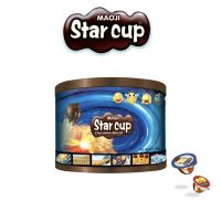 มาโอจิ สตาร์คัพ ช็อกโกแลต บิสกิต | บรรจุ 100 ถ้วย | Maoji Star Cups Chocolate Dip Biscuits