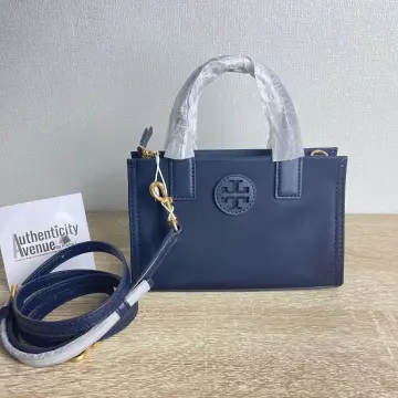 Tory Burch Eco Ella Mini Tote Bag In Light Blue