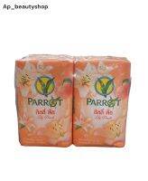 สบู่ Parrot ลิลลี่ พีช สูตรผิวนุ่มชุ่มชื่น 105g x4